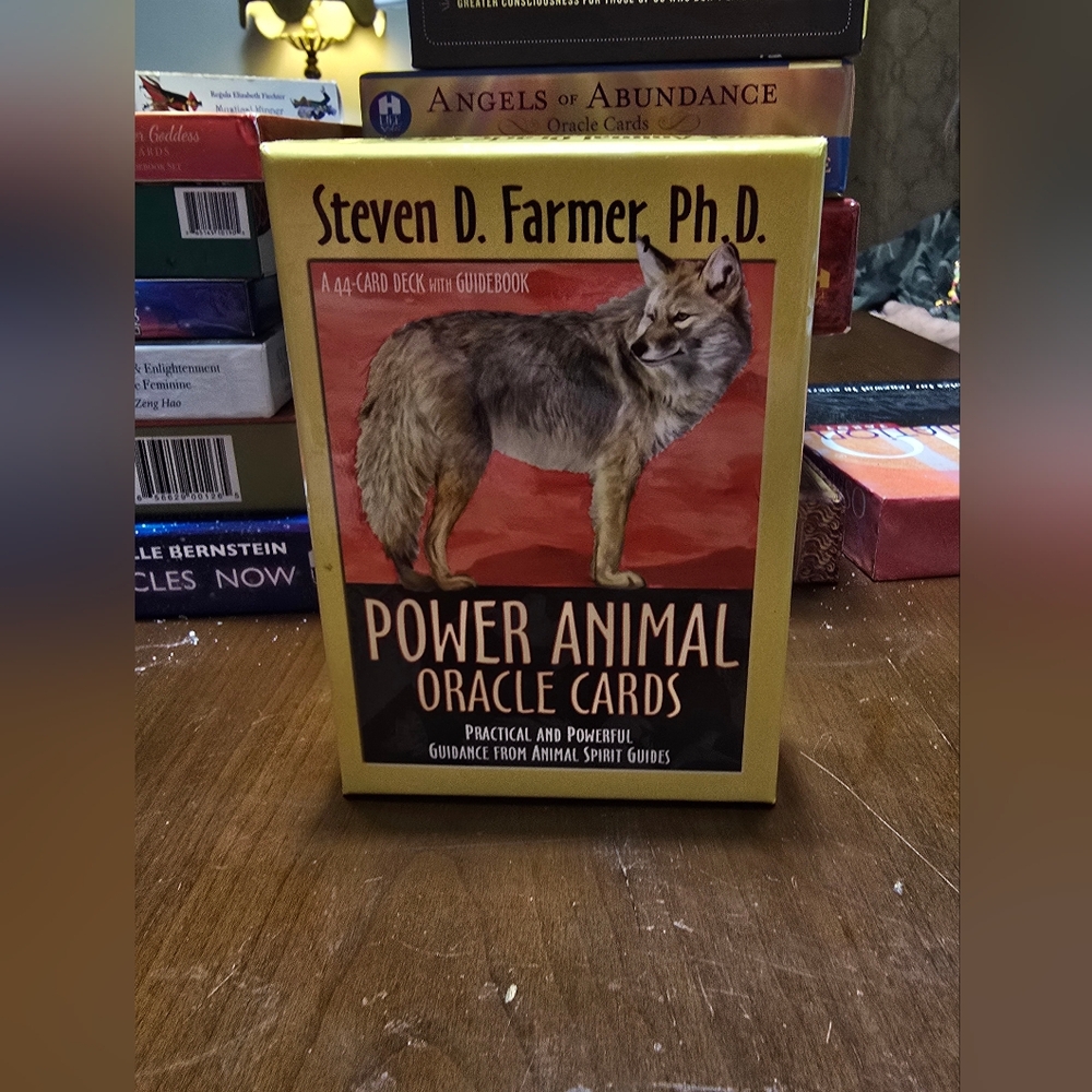 Power Animal Oracle Cards Steven D. Farmer, PhD 44 card deck guidebook